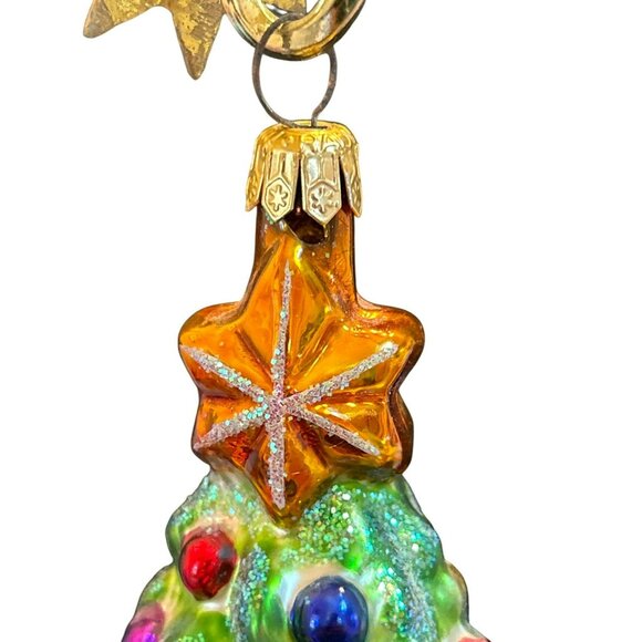 Christopher Radko Christmas Tree Frosted Fir Christmas Ornament 99-997-0 NWT 5” - Picture 3 of 5